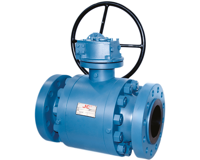 6015AICG carbon steel trunnion ball valve RF ANSI150 2''